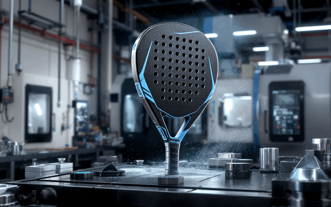 Fabricación de moldes de pala de pádel en aluminio de alta precisión